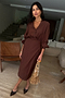 Chocolate Midi Miley Shirt Dress