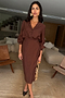 Chocolate Midi Miley Shirt Dress