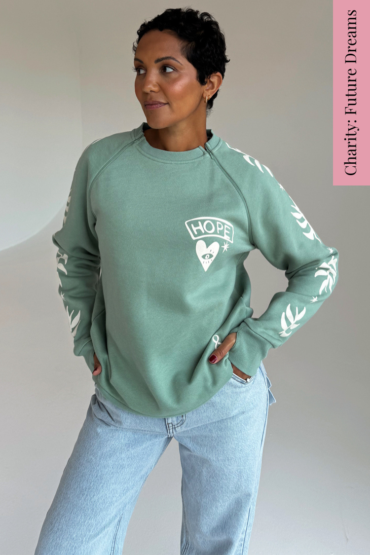 Sage Sundazed Accessible Sweatshirt