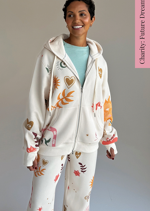 Cream Sundazed Accessible Hoodie