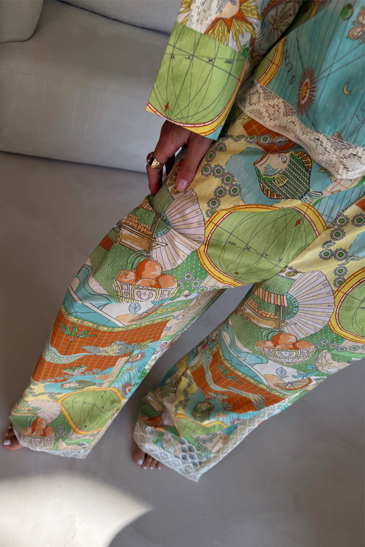 Isla Button Through Pyjama Set