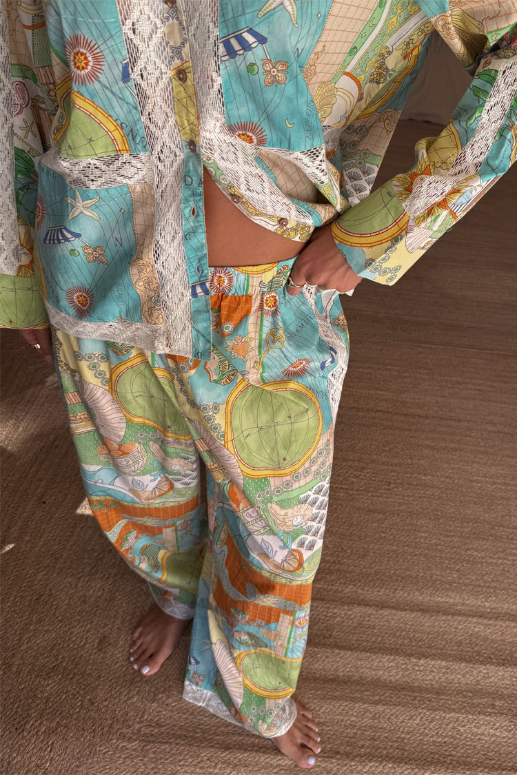 Isla Button Through Pyjama Set