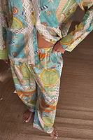 Thumbnail for Isla Button Through Pyjama Set