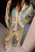 Thumbnail for Isla Button Through Pyjama Set