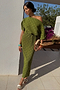 Khaki Plisse Tilly Dress Petite
