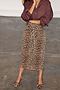 Leopard Lucia Denim Jaspre Skirt