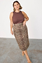 Leopard Lucia Denim Jaspre Skirt