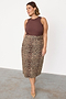 Leopard Lucia Denim Jaspre Skirt