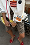 Leopard Lucia Scallop Pocket Long Shorts