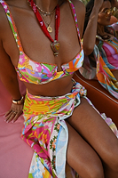 Thumbnail for Bright Mosaic Bikini Top