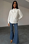 White Multi Button Charly Shirt