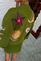 Green Mystical Knit Cardigan