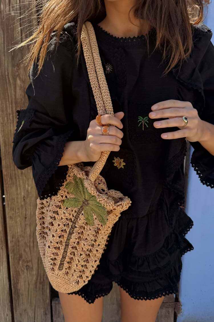 Palm Crochet Bag