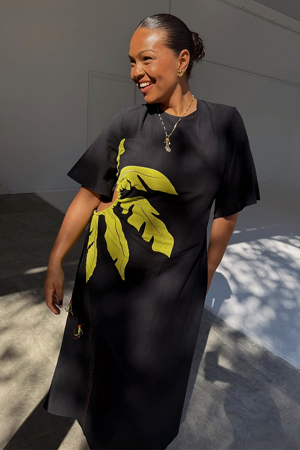 Black Palm Riviera Dress