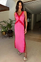 Pink and Red Clio Dress