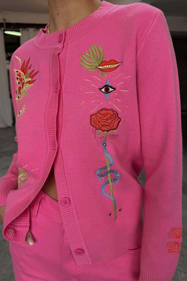 Pink Enchanted Cardigan