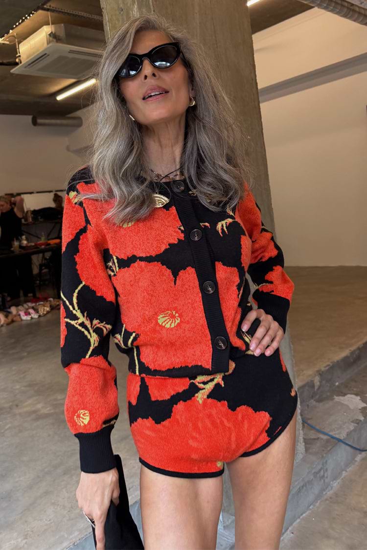 Black Poppy Hot Pants