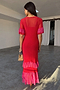 Red and Pink Angelina Dress