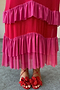 Red and Pink Angelina Dress