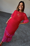 Red and Pink Angelina Dress