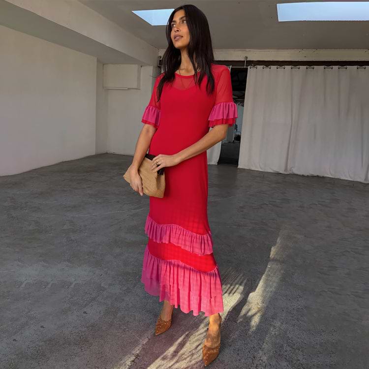Pink Rib Knit Tilly Dress – Never Fully Dressed