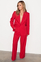 Red Sundazed Romance Blazer