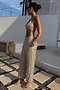 Silver Sequin Bra