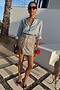 Silver Sequin Mini Jaspre Skirt