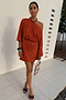 Orange Sequin Tilly Dress Petite