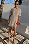 Silver Sequin T Shirt Dress