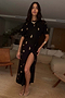 Black Shell Midi Leia Dress Petite