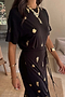 Black Shell Midi Leia Dress