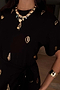 Black Shell Midi Leia Dress