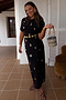 Black Shell Midi Leia Dress