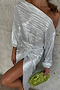 Silver Plisse Tilly Top