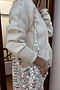 Ecru Studded Cardigan