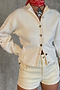 Ecru Studded Cardigan