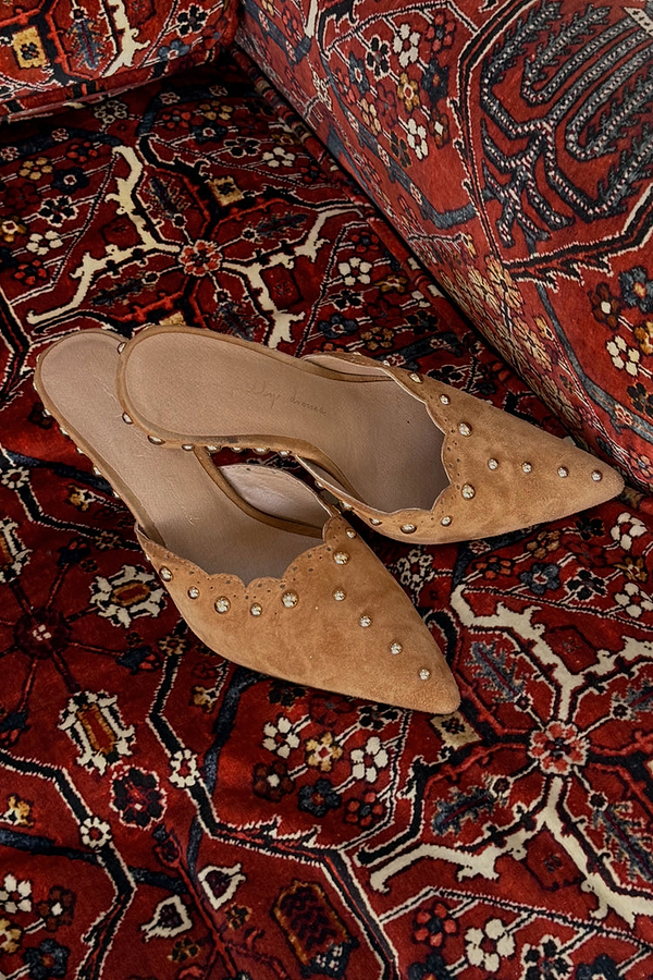 Rebels Orlanda Suede Asymmetrical Platform Clog Mules Size 6