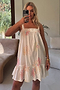 Sun Embroidered Slip Dress