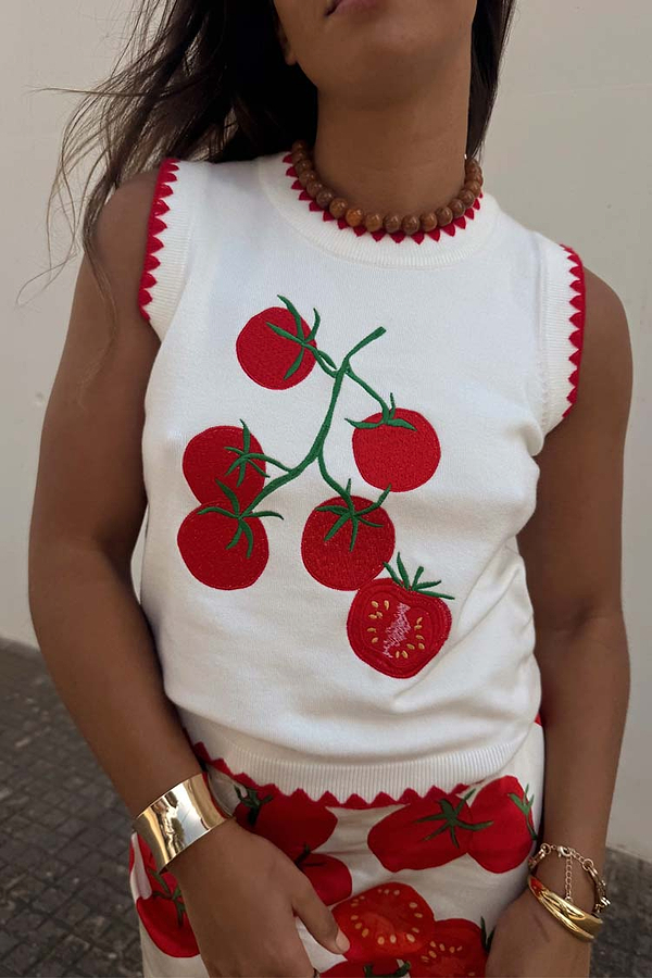 Tomato Knit Tank