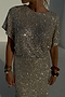 Silver Sequin Erin Dress
