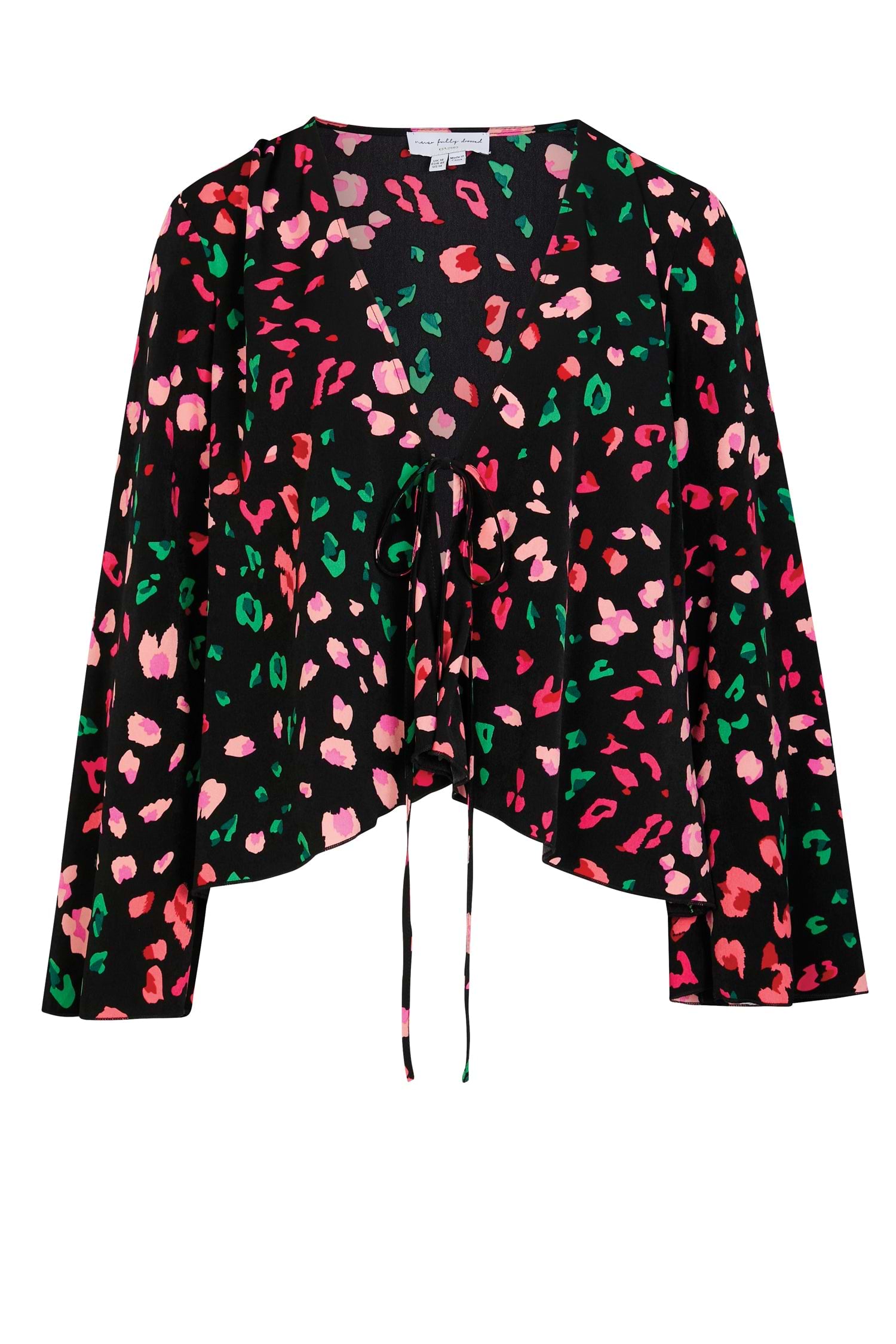 Black Animal Verity Top