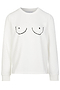 White Boob Sweatshirt