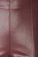 Thumbnail for Bordeaux Vegan Leather Trouser