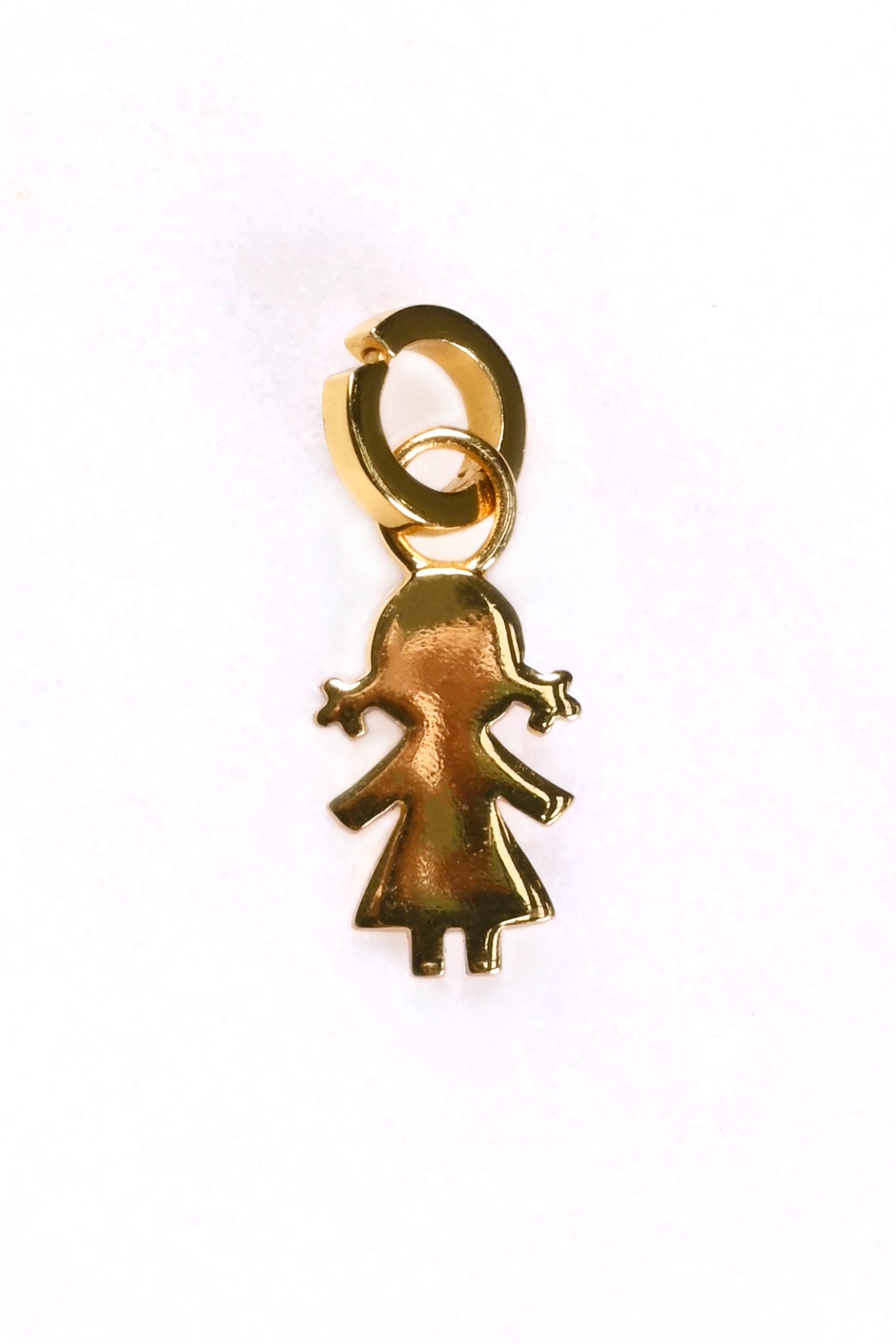 Gold Plated Girl Charm