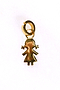 Gold Plated Girl Charm