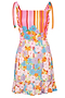 Floral Mykonos Cotton Linen Dress