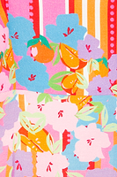 Thumbnail for Floral Mykonos Cotton Linen Dress