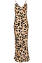 Brown Leopard Camille Slip Dress