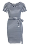 Stripe Jersey Wrap Dress
